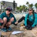 USNS Comfort Beach Clean-Up