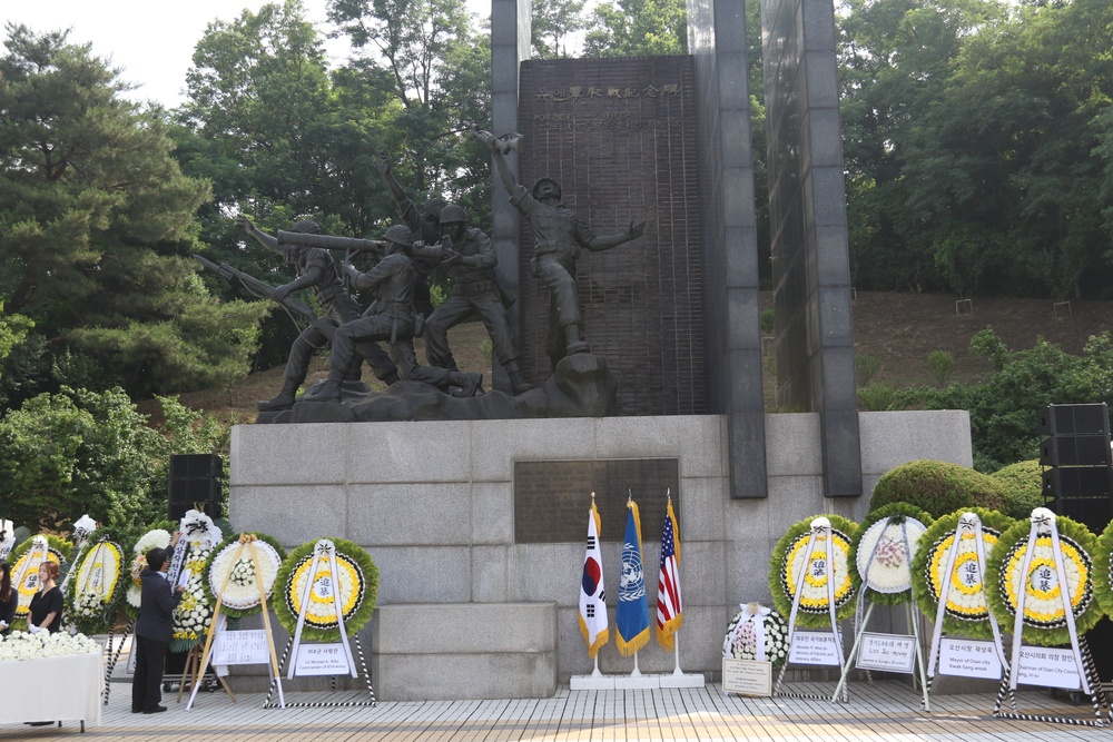 Eighth Army, ROK, commemorate first Korean War battle