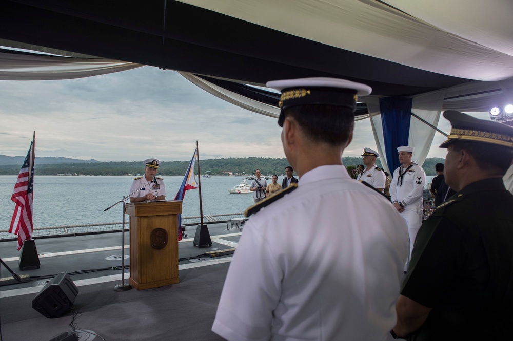 USS Montgomery Hosts Reception in Davao City
