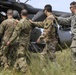 Medics of the 2-112th headquarters company practice cold and hot load training aboard Blackhawk