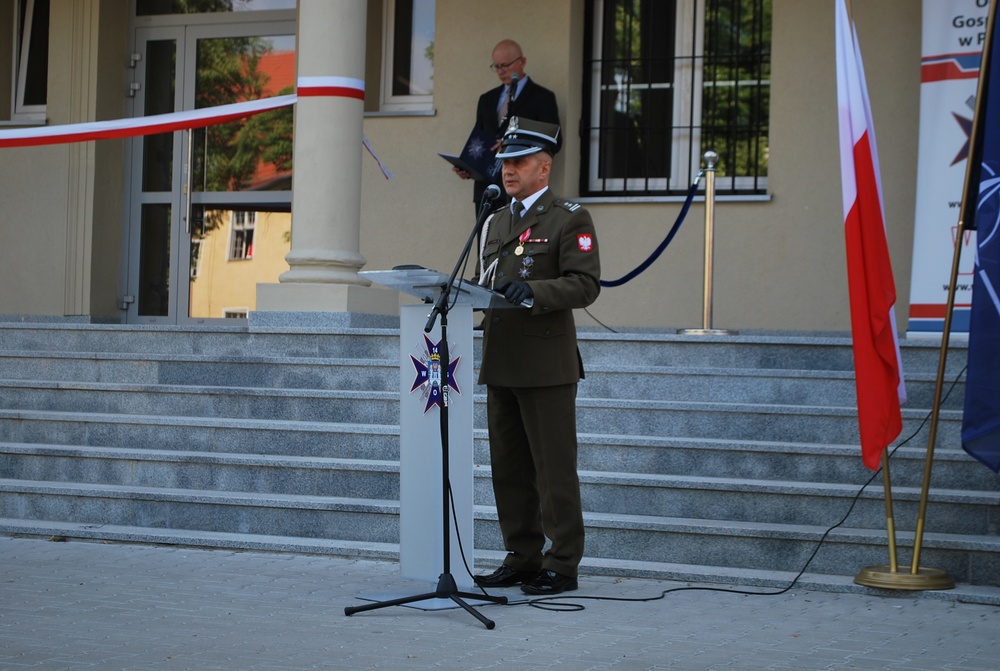 Area Support Group Poland Participates in Poland’s 14th Garrison Support Unit HQ Building Opening