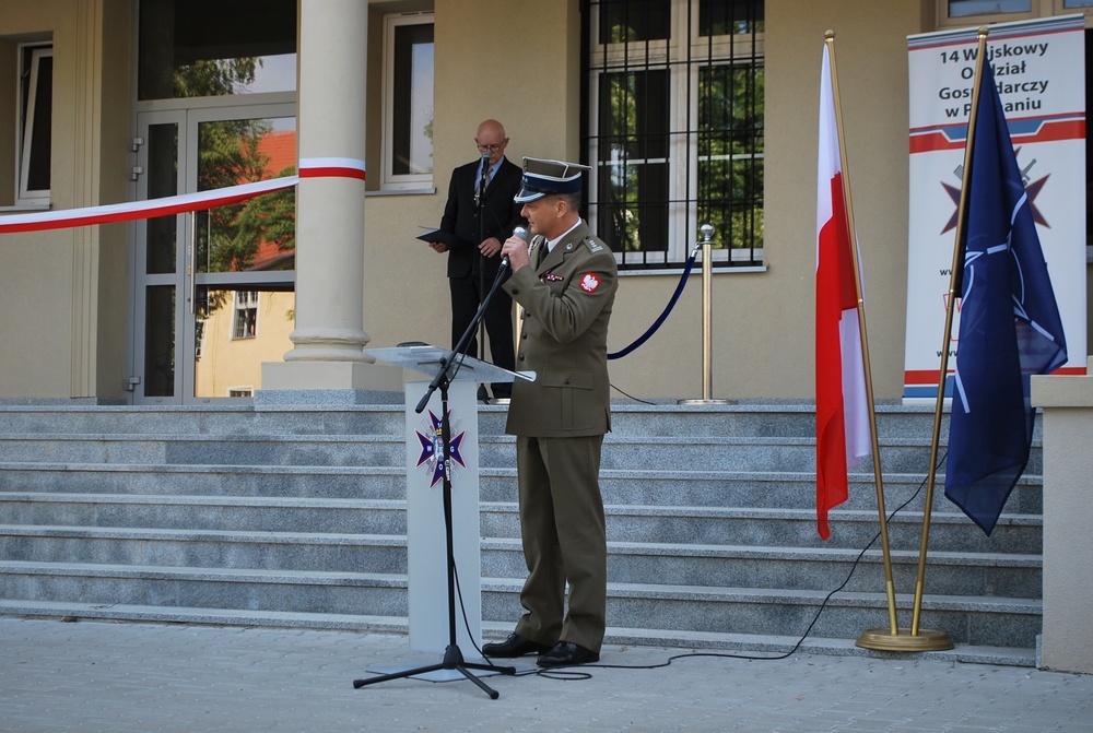 Area Support Group Poland Participates in Poland’s 14th Garrison Support Unit HQ Building Opening