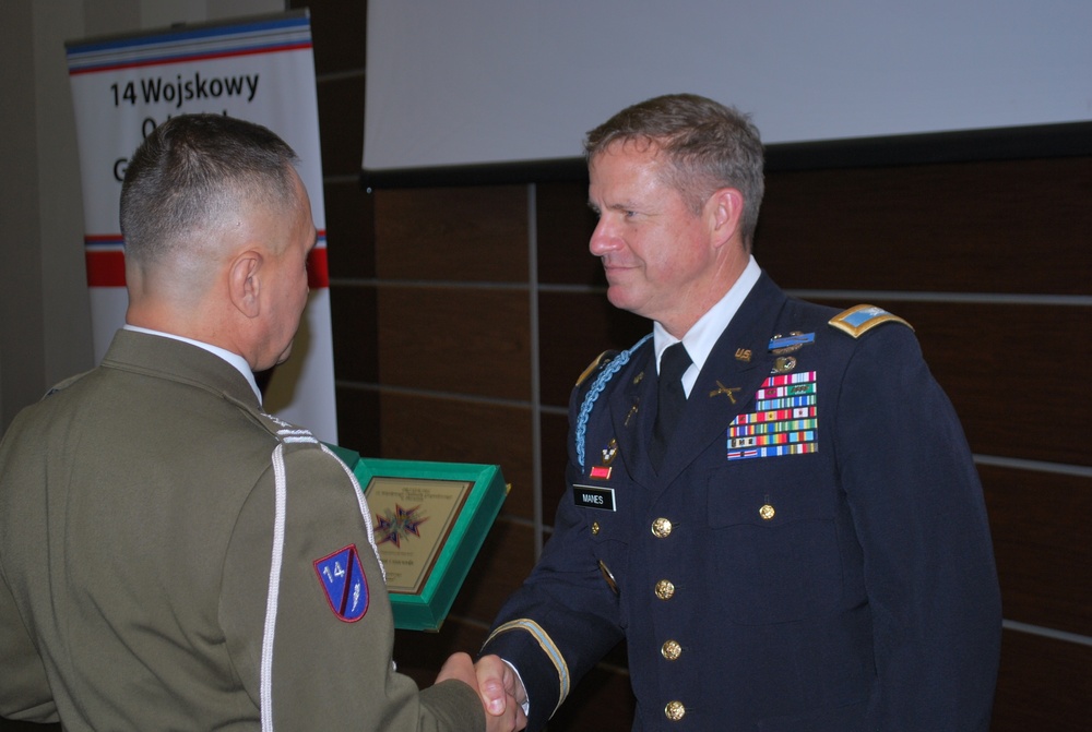 Area Support Group Poland Participates in Poland’s 14th Garrison Support Unit HQ Building Opening