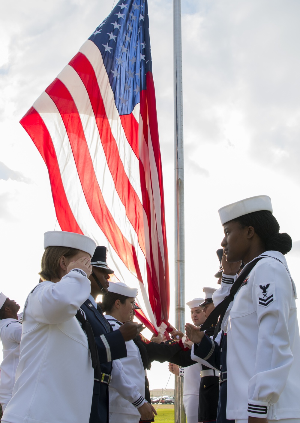 Annual Flag Raising Ceremony Aboard NAVSTA Rota