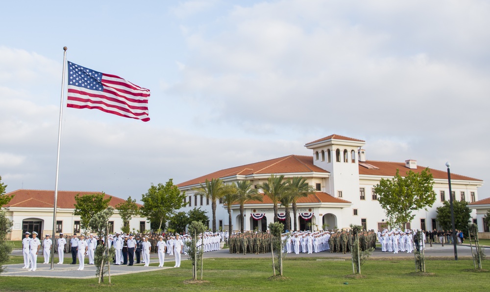 Annual Flag Raising Ceremony Aboard NAVSTA Rota