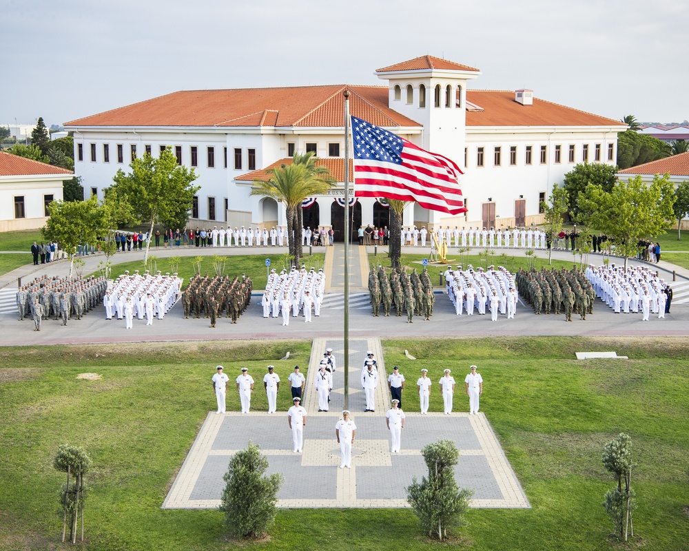 Annual Flag Raising Ceremony Aboard NAVSTA Rota