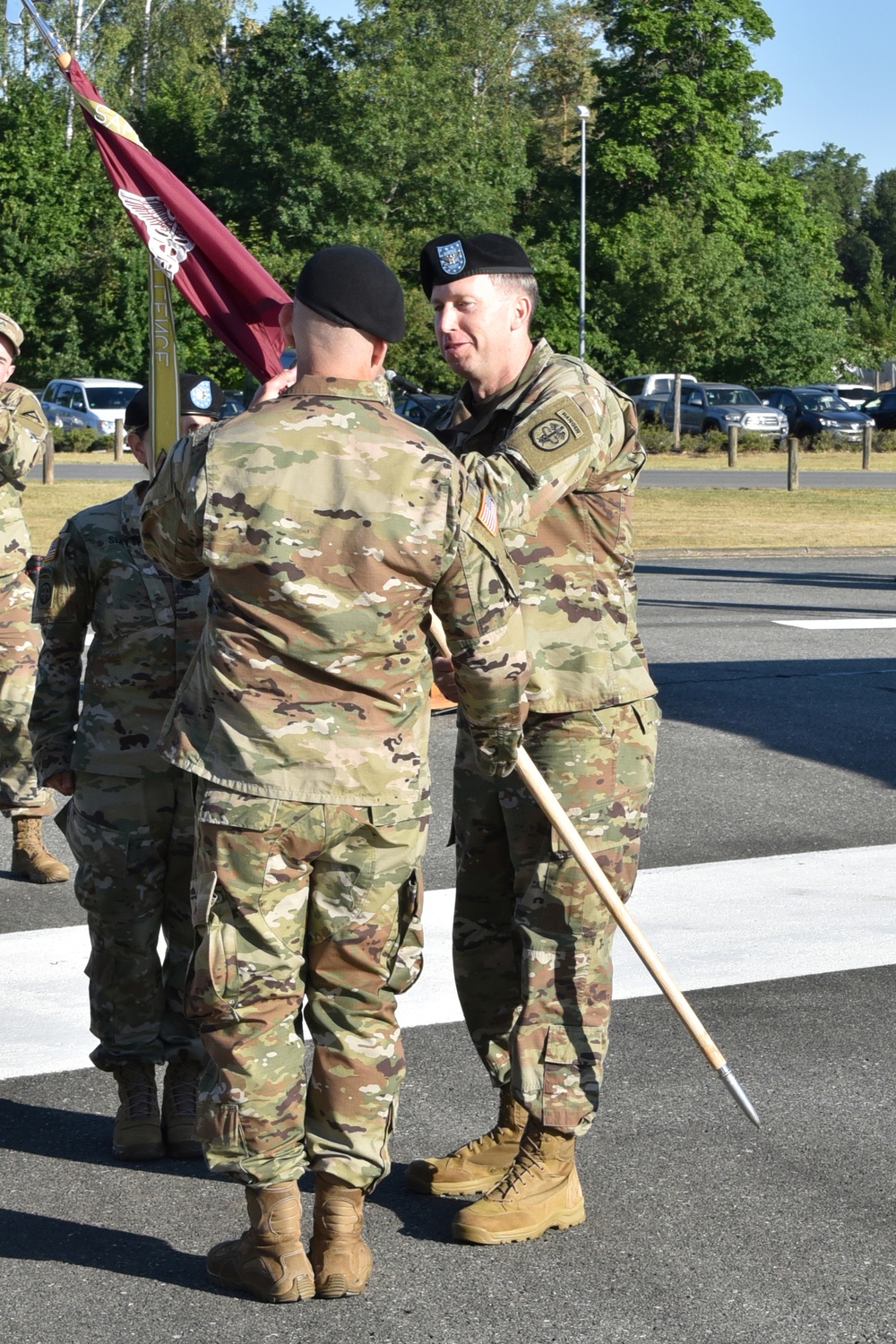 U.S. Army Health Clinic Grafenwoehr conduct Change of Command Ceremony