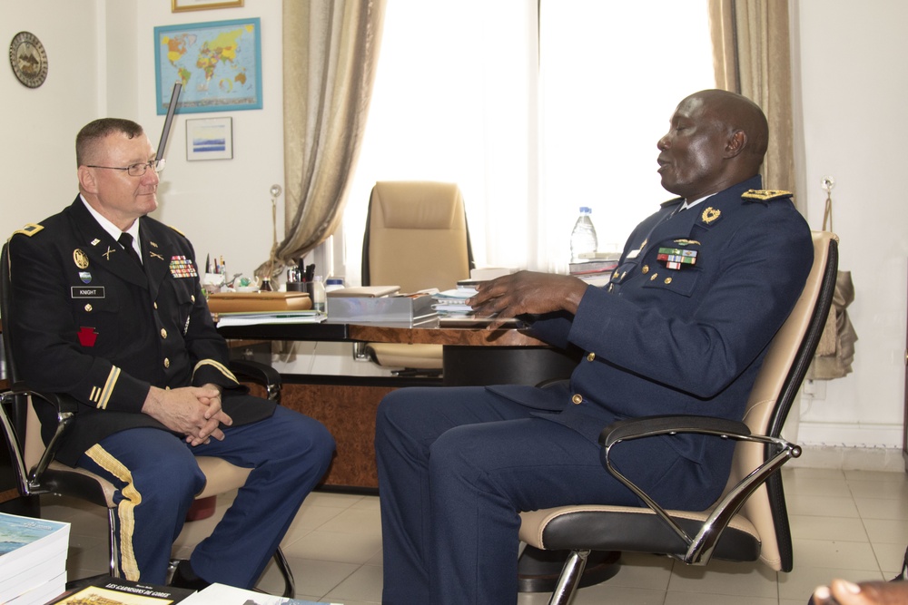 Vermont Adjutant General Col. Gregory Knight visits State Partner Senegal