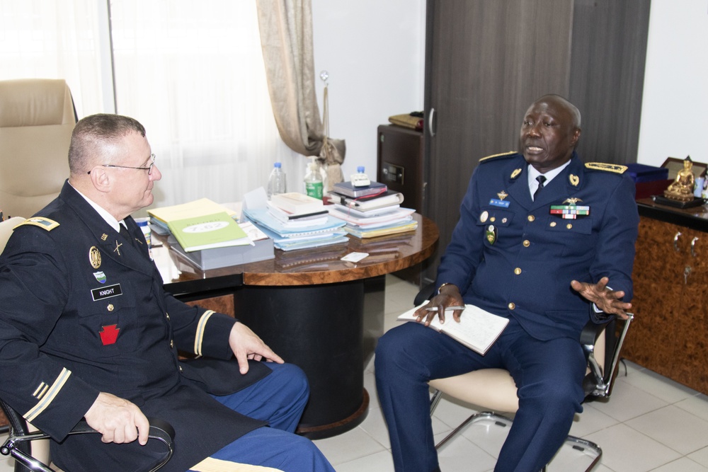 Vermont's Adjutant General Col. Gregory Knight visits state partner Senegal
