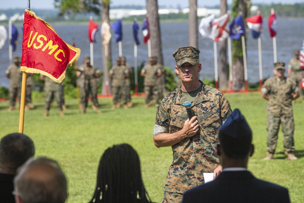 Personnel Administration School Change of Command Ceremony