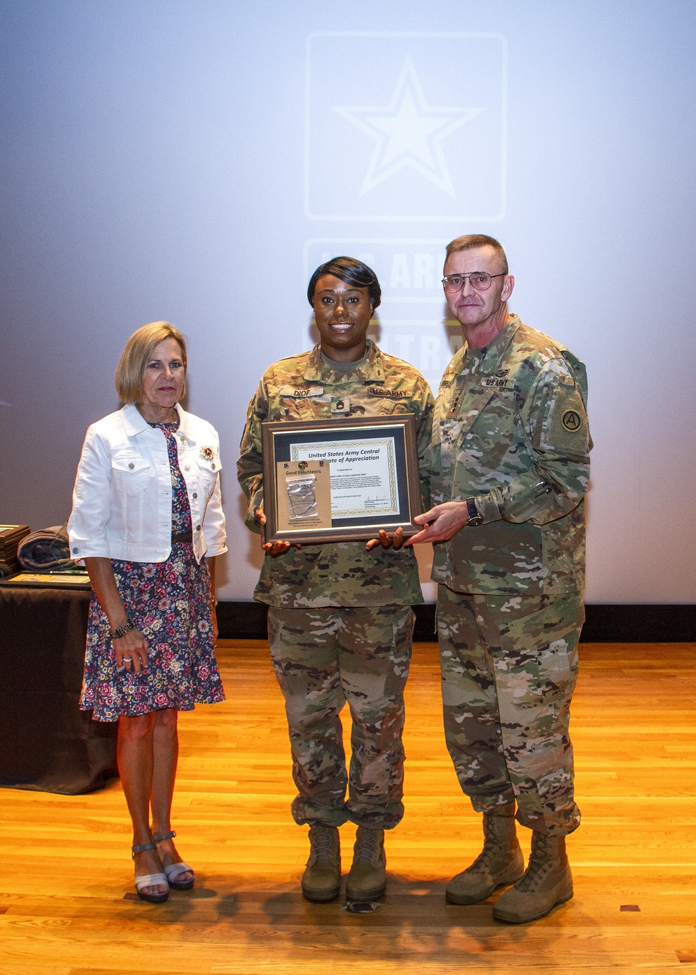 U.S. Army Central Volunteer Award Ceremony