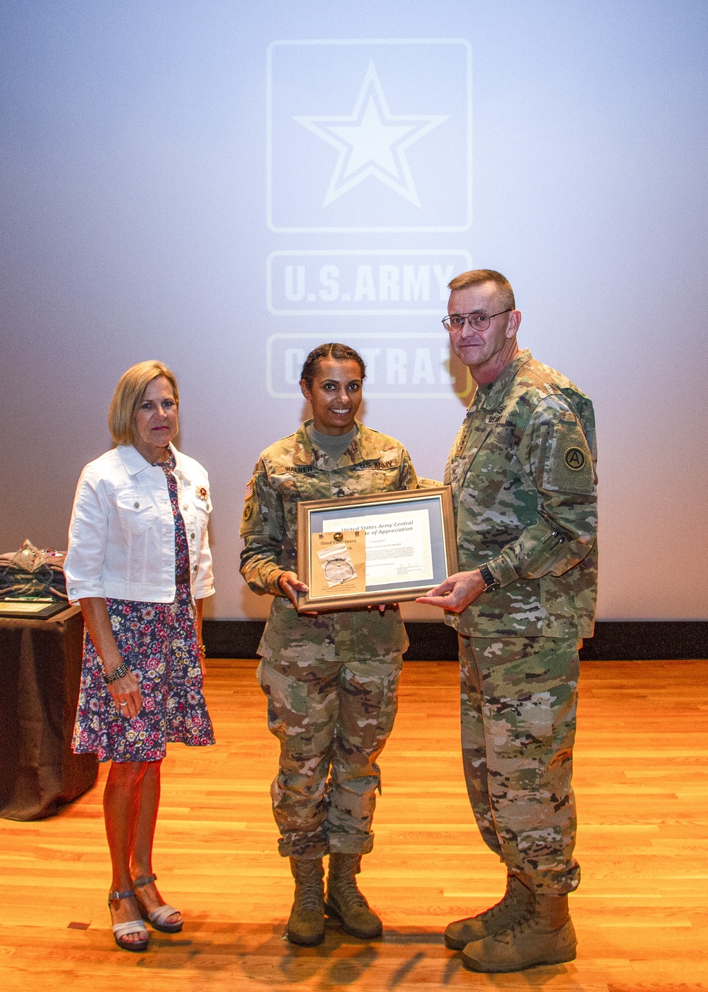 U.S. Army Central Volunteer Award Ceremony