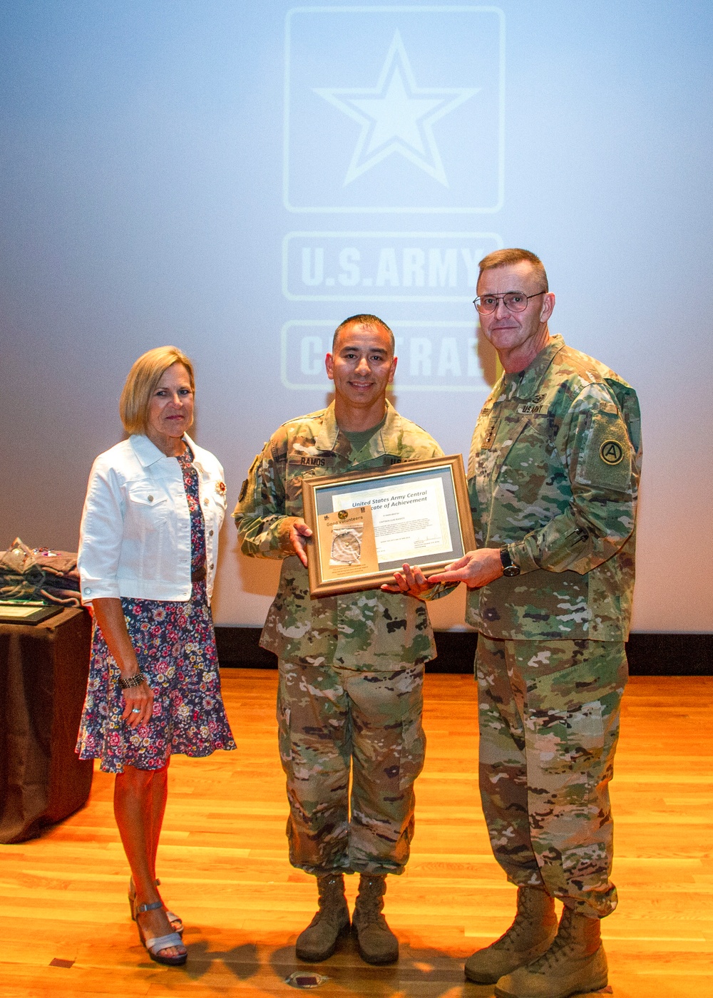 U.S. Army Central Volunteer Award Ceremony