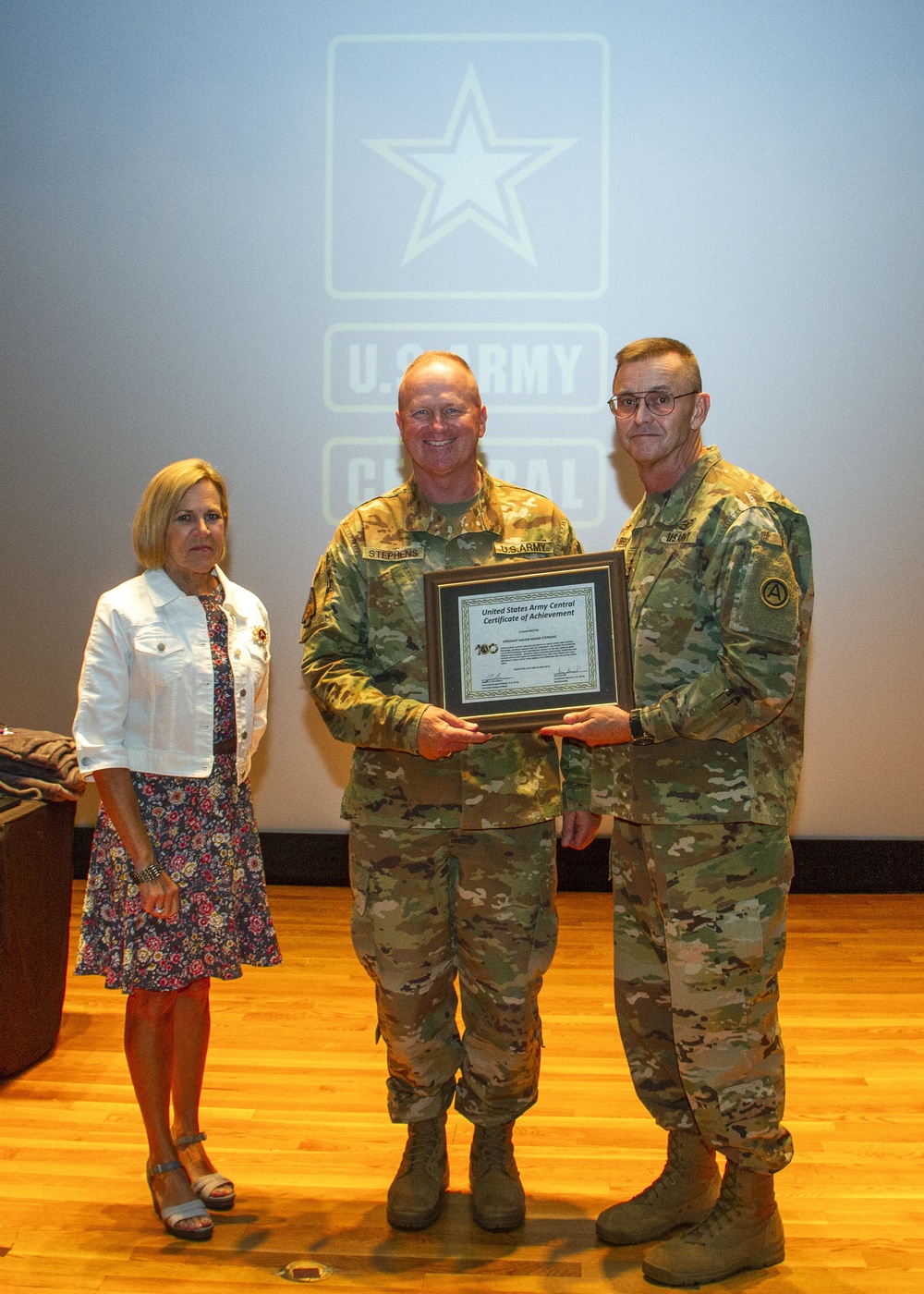 U.S. Army Central Volunteer Award Ceremony