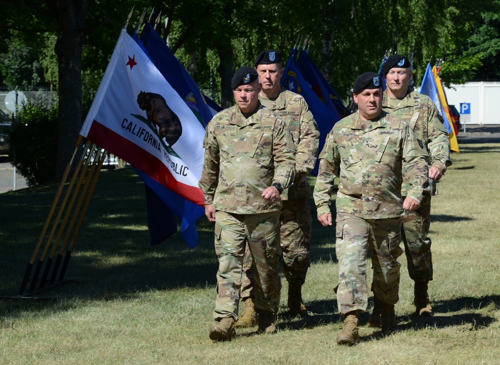 7th Mission Support Command Change of Command Ceremony