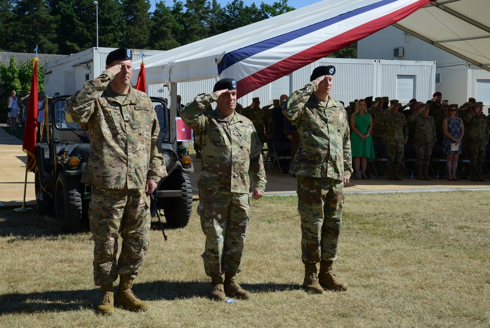 7th Mission Support Command Change of Command Ceremony