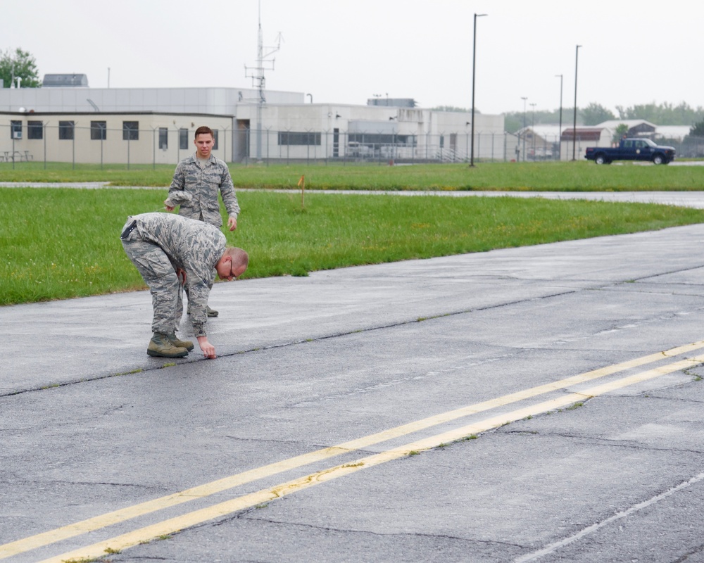 Removing Foreign Objects From Flightline