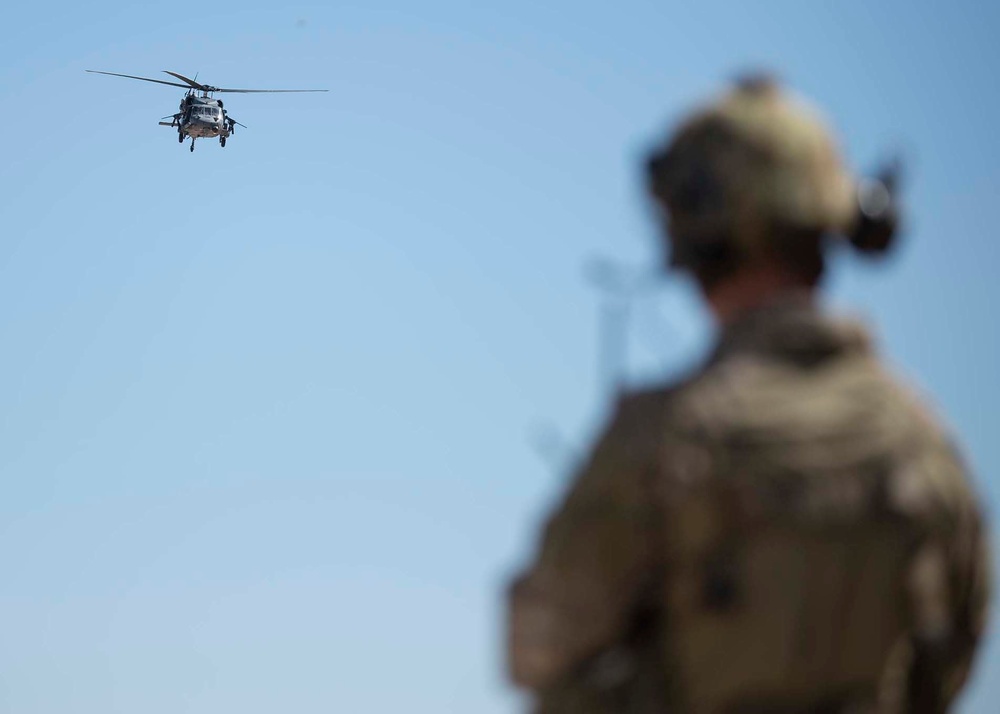 JCOC 91 assist Airmen in base exercise