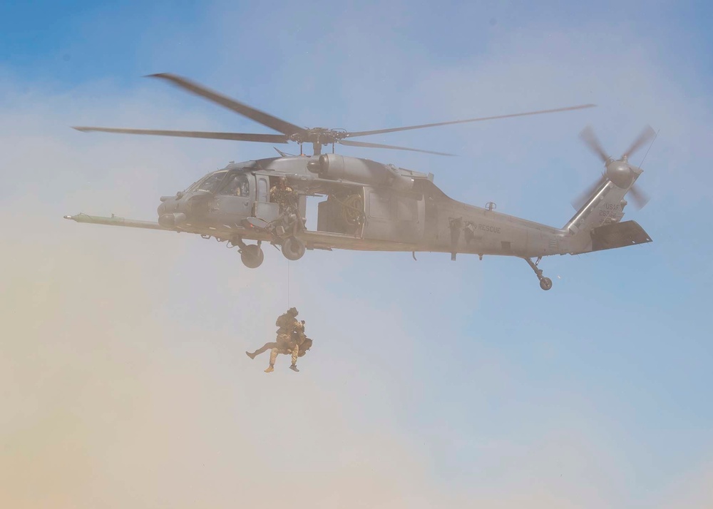 JCOC 91 assist Airmen in base exercise