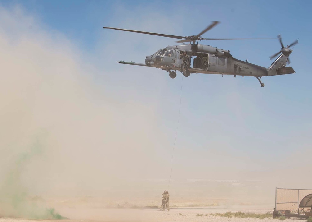 JCOC 91 assist Airmen in base exercise