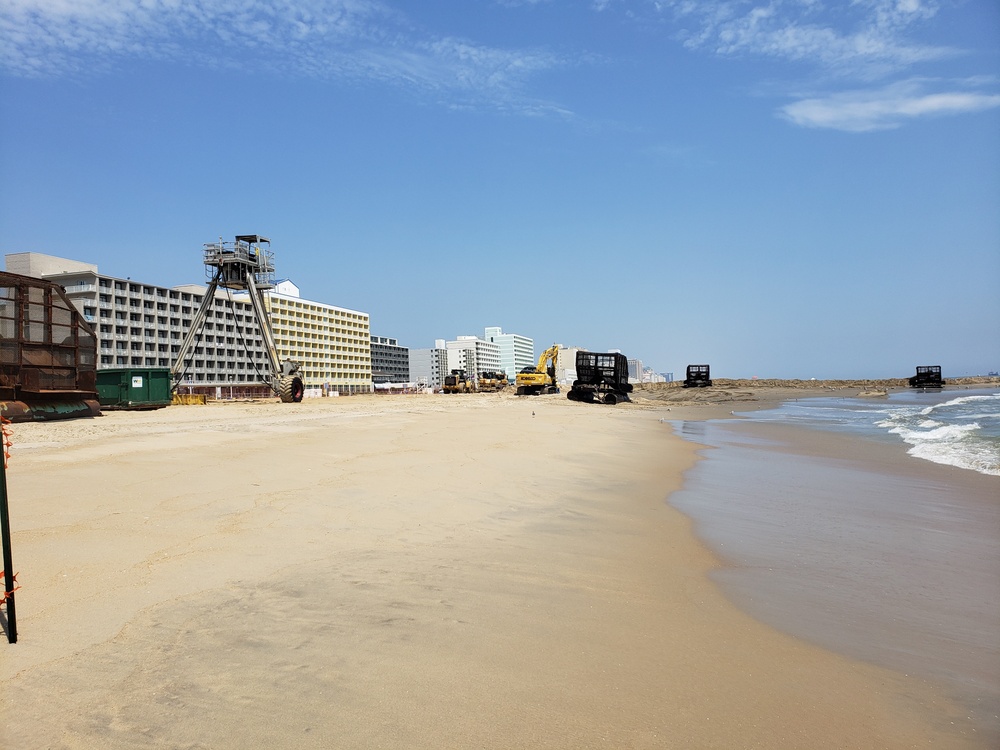 Oceanfront project continues to renourish for storm protection