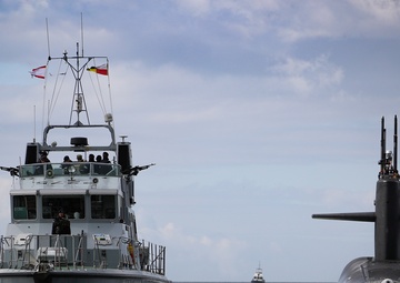 SS Alaska (SSBN 732) arrives at Her Majesty’s Naval Base Clyde, Scotland (Faslane)