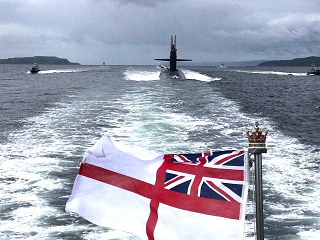 USS Alaska (SSBN 732) arrives at Her Majesty’s Naval Base Clyde, Scotland (Faslane)