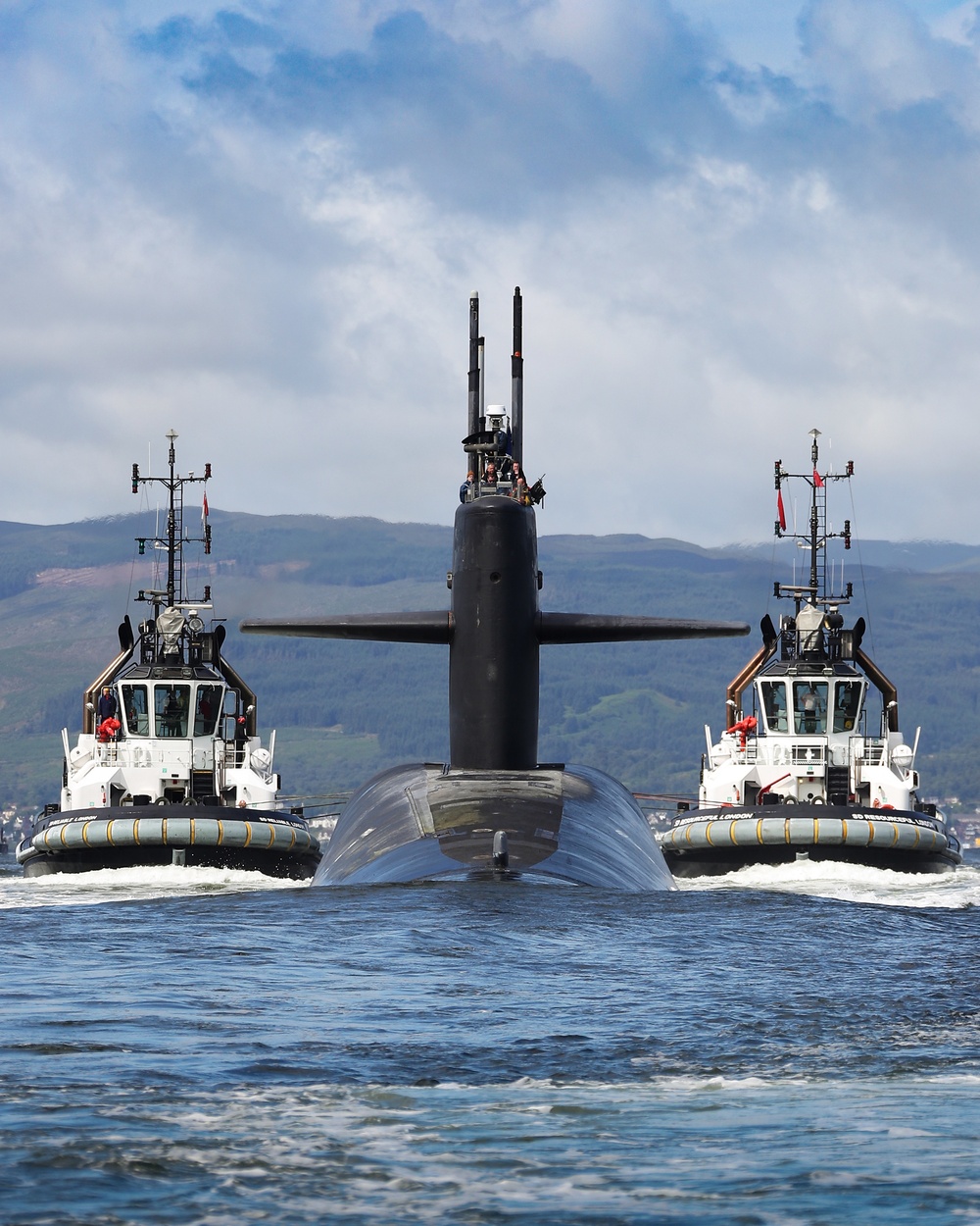 USS Alaska (SSBN 732) arrives at Her Majesty’s Naval Base Clyde, Scotland (Faslane)