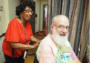 ‘Healing hands’ massage therapist gets to hearts by volunteering