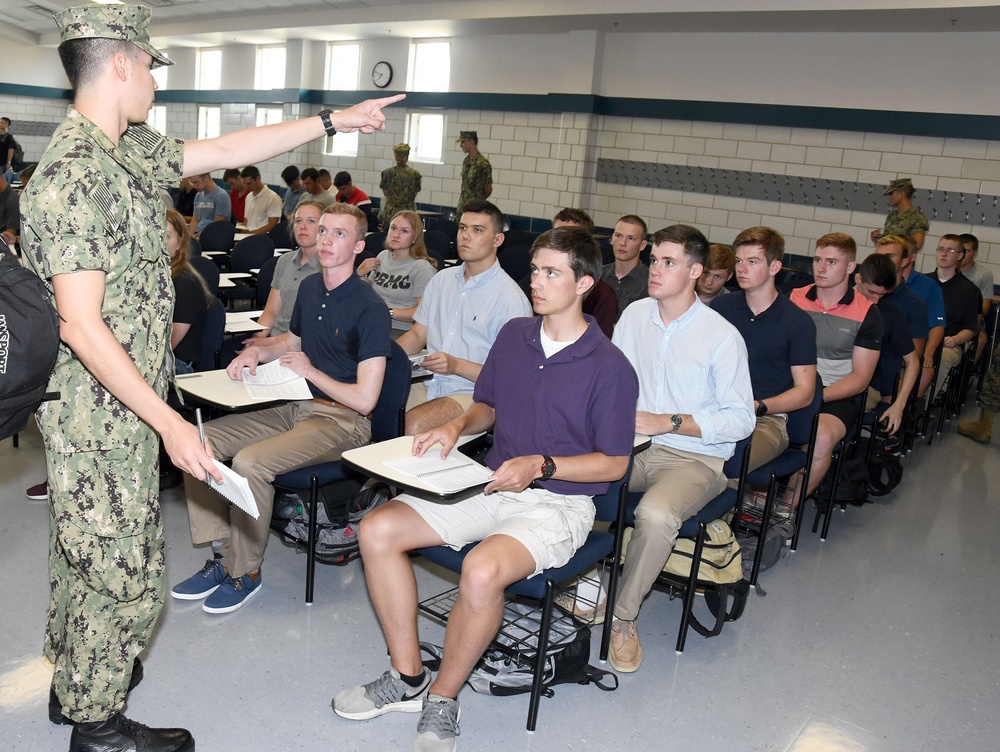 NROTC NSI DAY 1 ARRIVAL CHECK IN