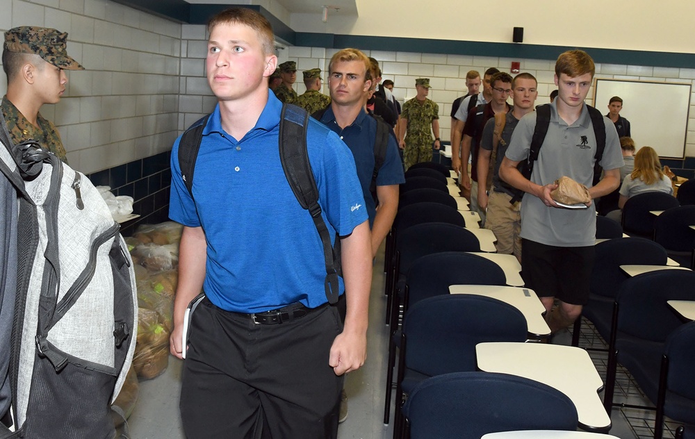 NROTC NSI DAY 1 ARRIVAL CHECK IN