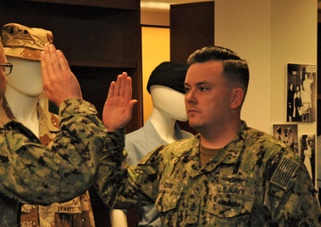 Museum Annex building hosts a re-enlistment