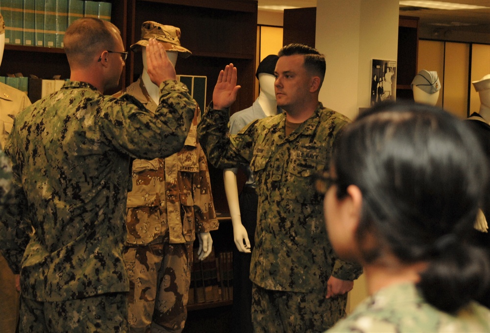 Museum Annex hosts a re-enlistment