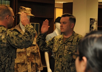 Museum Annex hosts a re-enlistment