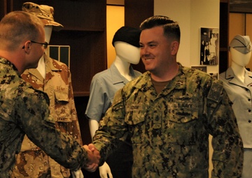 Museum annex hosts a re-enlistment