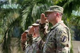 Pride of the Pacific and Pahu Imua - Saluting the flag