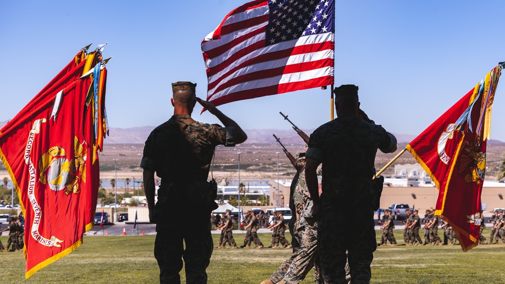 7th Marine Regiment Change of Command