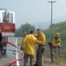 JBER firefighters respond to local brushfire
