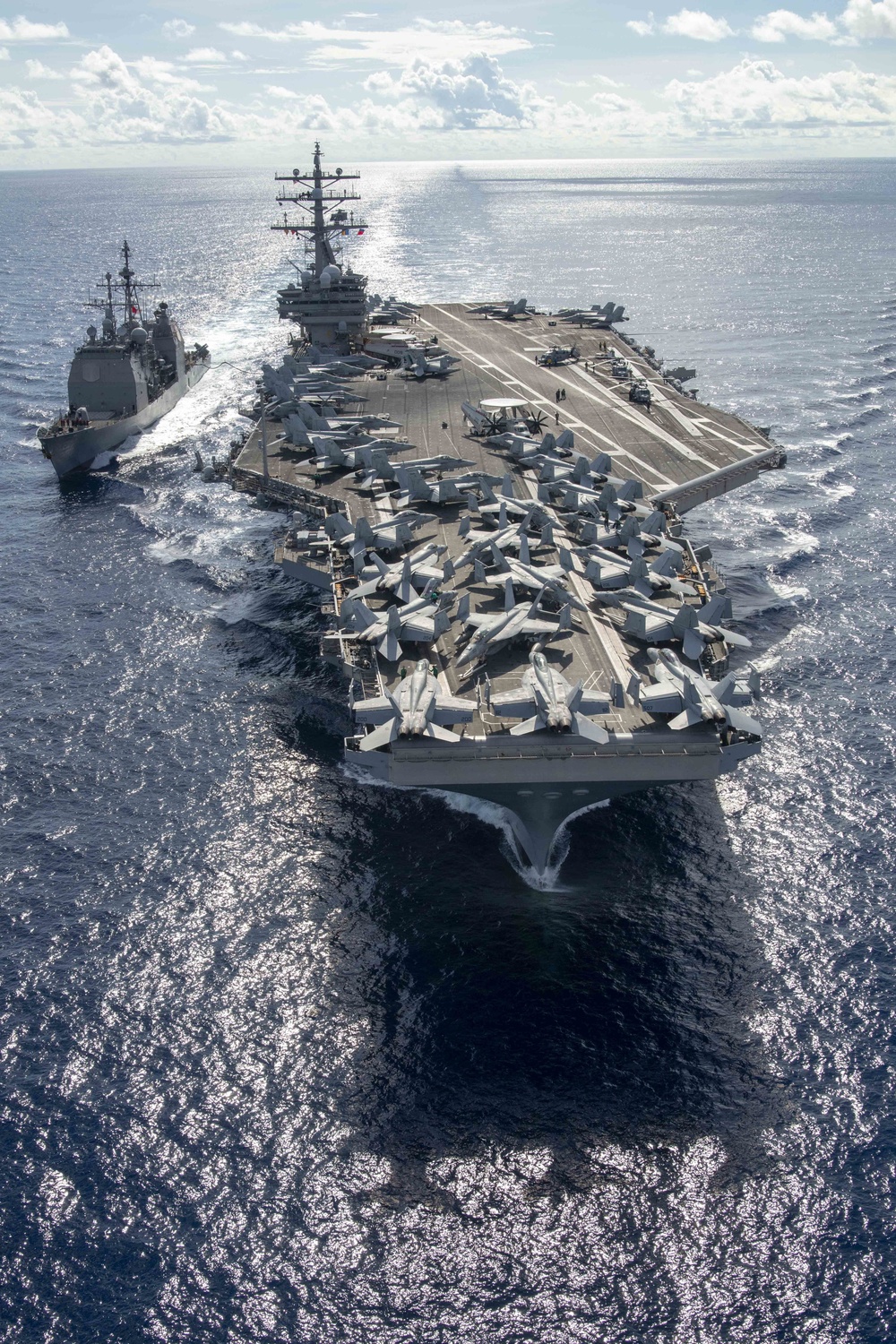 USS Ronald Reagan (CVN 76) Fueling-At-Sea