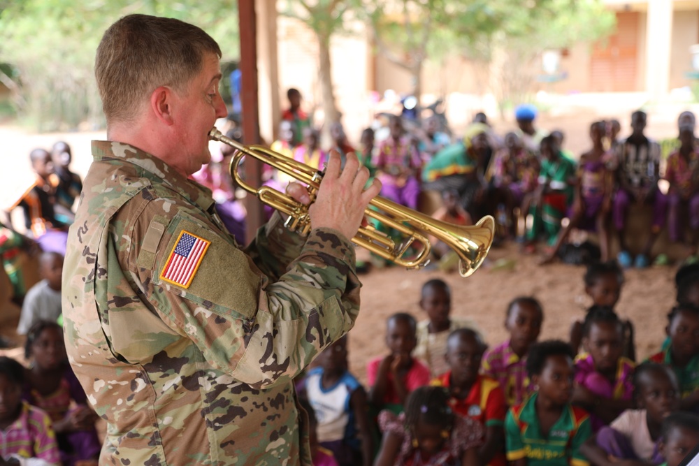 The DC National Guard’s 257th Band Act as Musical Ambassadors While in Burkina Faso