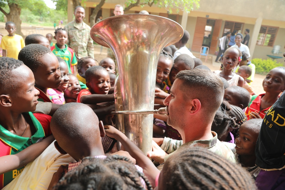 The DC National Guard’s 257th Band Act as Musical Ambassadors While in Burkina Faso