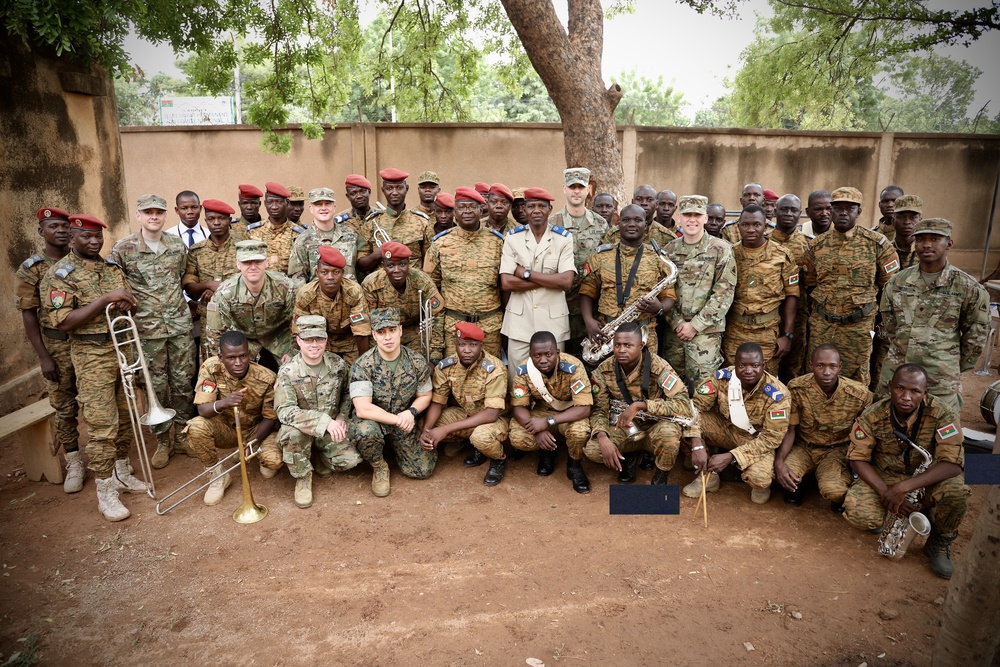 The DC National Guard’s 257th Band Act as Musical Ambassadors While in Burkina Faso