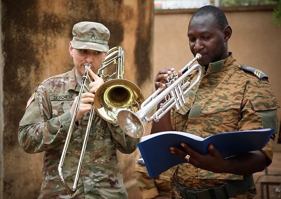 The DC National Guard’s 257th Band Act as Musical Ambassadors While in Burkina Faso