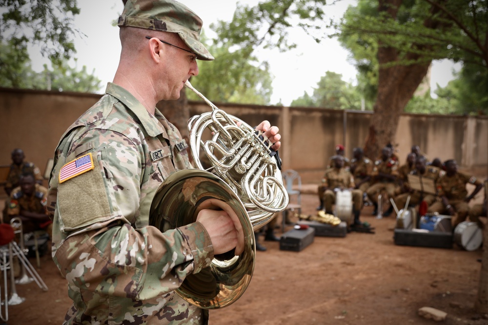 The DC National Guard’s 257th Band Act as Musical Ambassadors While in Burkina Faso