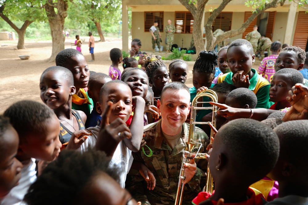 The DC National Guard’s 257th Army Band Act as Musical Ambassadors While in Burkina Faso