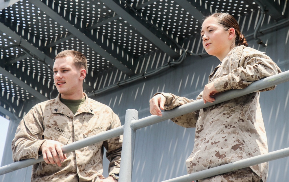 A Marine’s First Time Onboard A Deployed Naval Warship