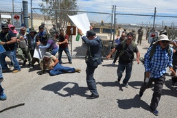 Operation Hickory Sting, NC Guard Soldiers Civil Disturbance Training at NTC