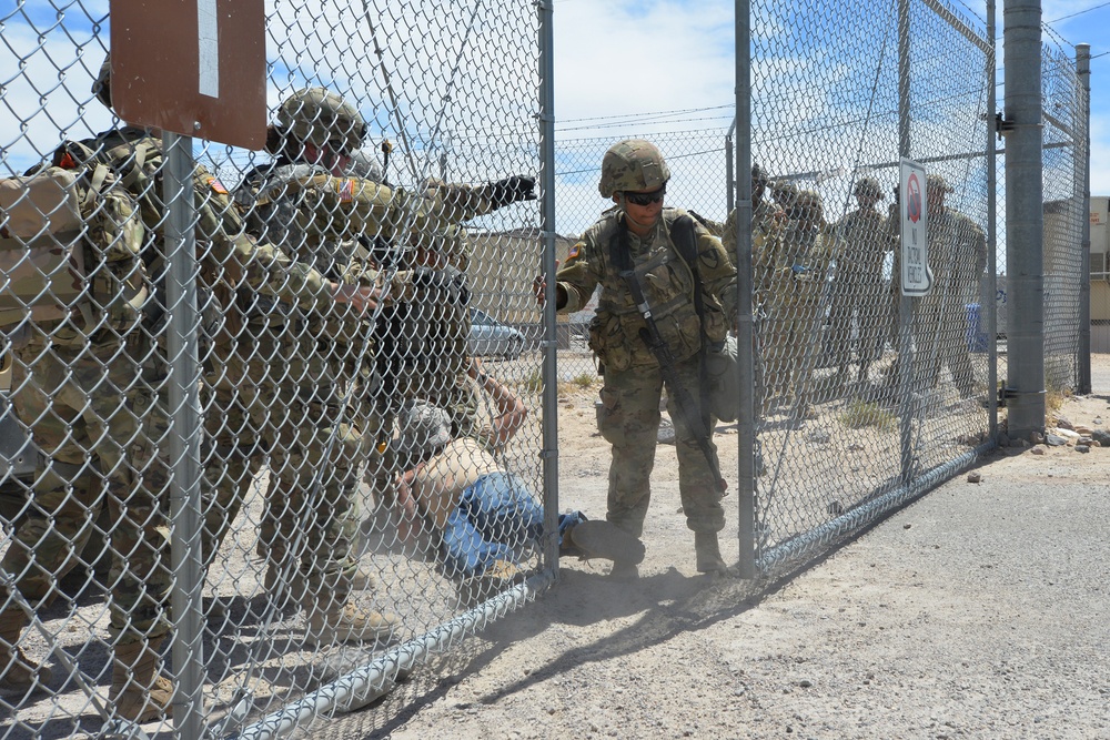 Operation Hickory Sting, NC Guard Soldiers Civil Disturbance Training at NTC