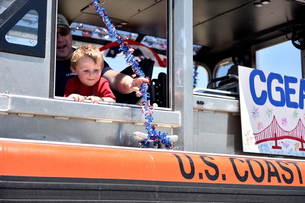 U.S. Coast Guard holds a 4th of July festival in Alameda