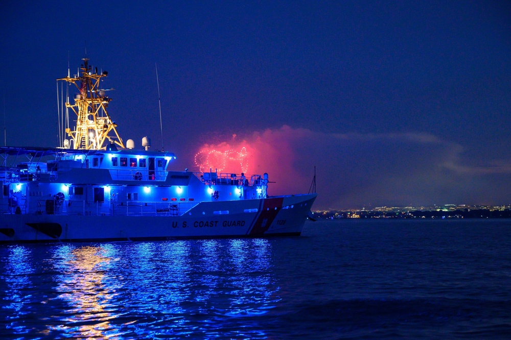 Coast Guard Cutter Nathan Bruckenthal on Independence Day